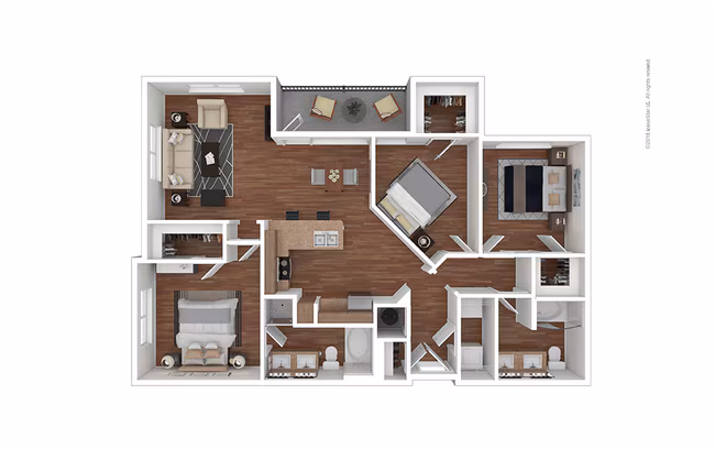 Unit 2B - 107 2B - 107 floor plan